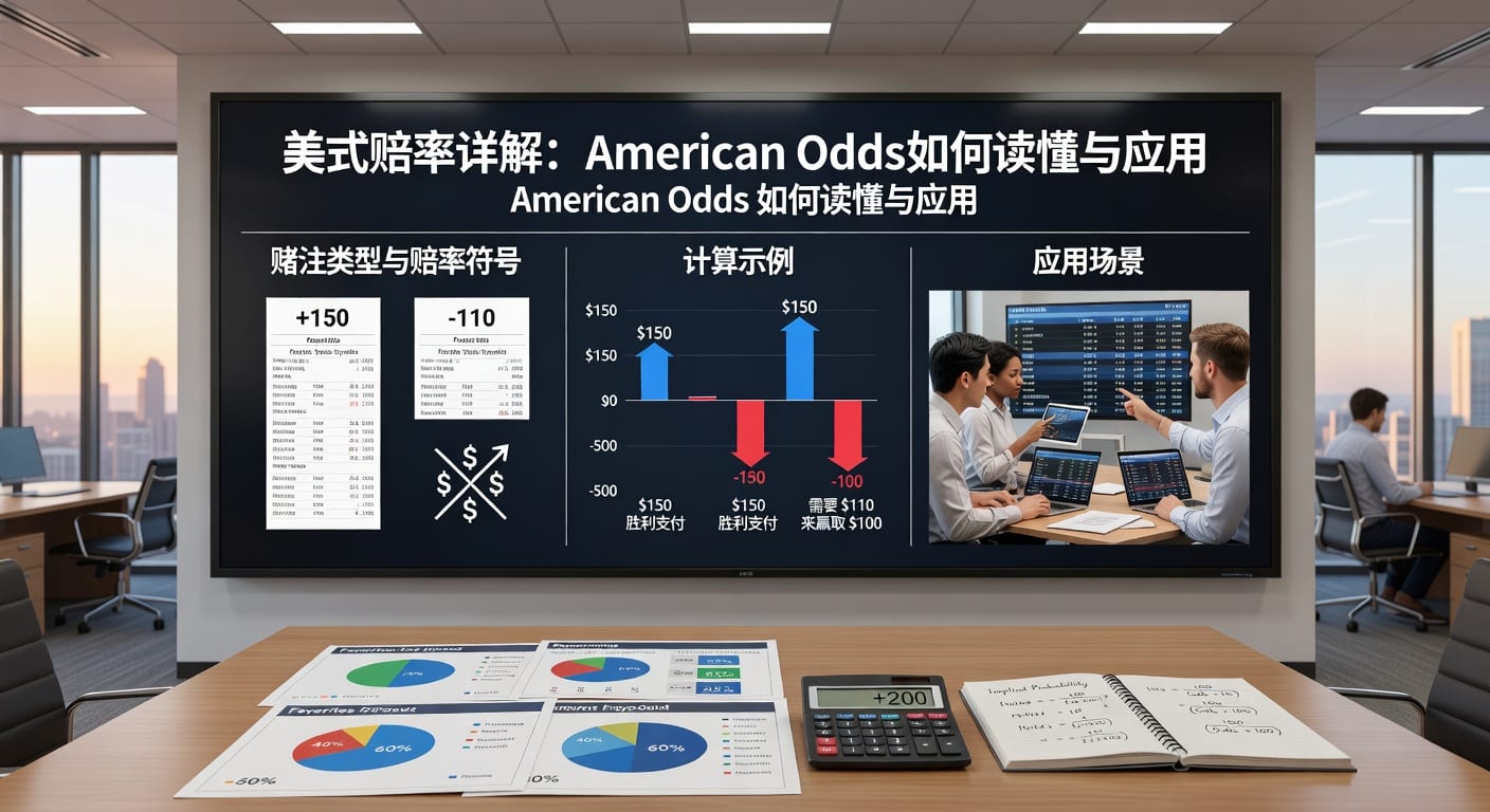 美式赔率 american odds：换算、含义与实战读法