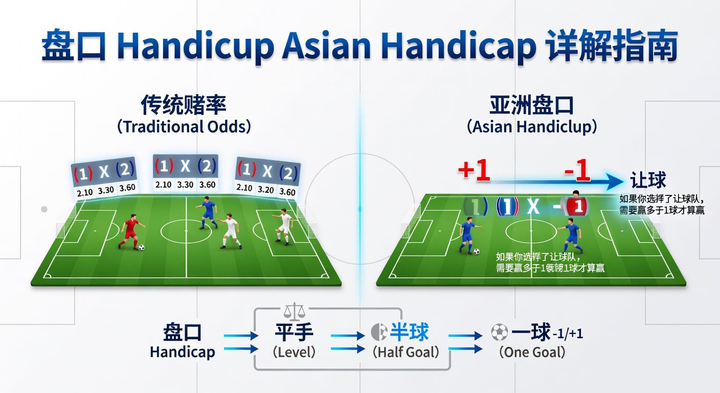 亚洲盘 asian handicap 实战解析：明陞M88平台玩法
