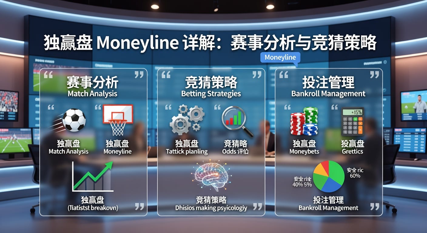 独赢盘 moneyline｜投注技巧与胜负判断